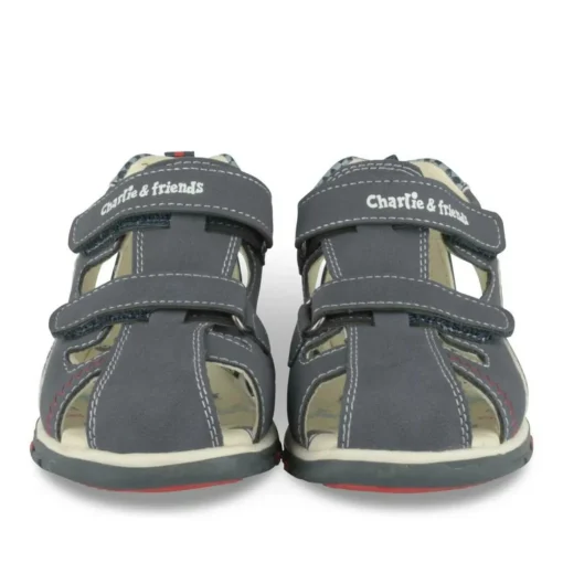 Sandales Sport MARINE Garçon Motif Multicolore Scratch