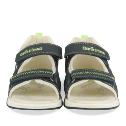 Sandales Sport MARINE Garçon Motif Multicolore Scratch