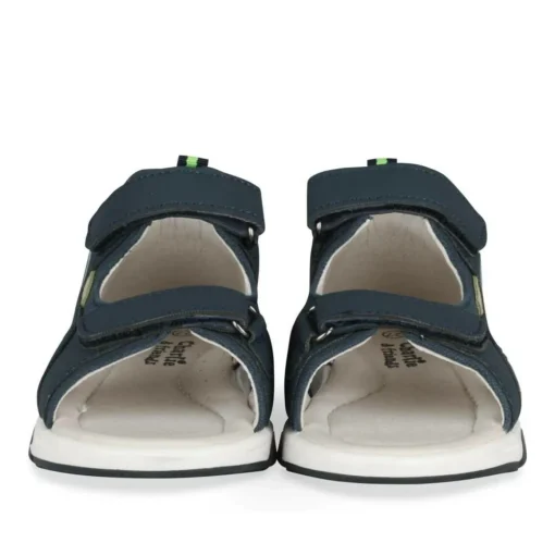 Sandales Sport MARINE Garçon Motif Uni Scratch