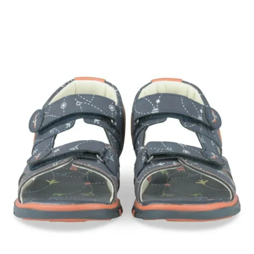 Sandales Sport MARINE Garçon Motif Multicolore Scratch