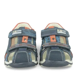 Sandales Sport MARINE Garçon Motif Uni Scratch