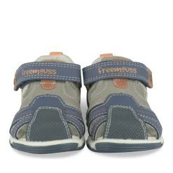Sandales Sport MARINE Garçon Motif Uni Scratch