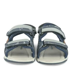 Sandales Sport MARINE Garçon Motif Uni Scratch