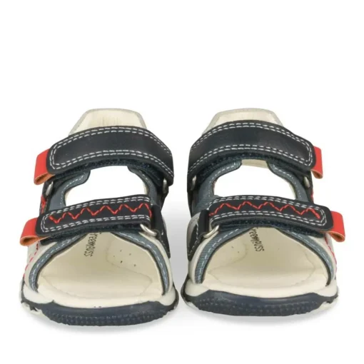 Sandales Sport MARINE Garçon Motif Multicolore Scratch