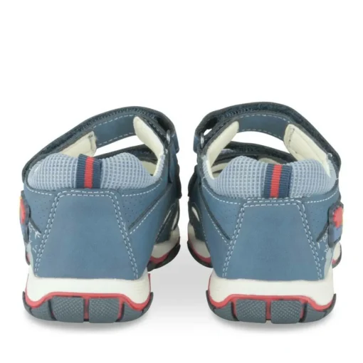 Sandales Sport MARINE Garçon Motif Multicolore Scratch