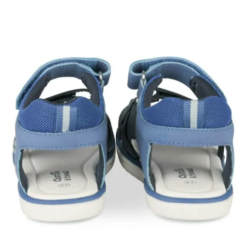 Sandales Sport MARINE Garçon Motif Multicolore Scratch
