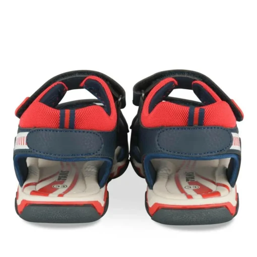 Sandales Sport MARINE Garçon Motif Multicolore Scratch