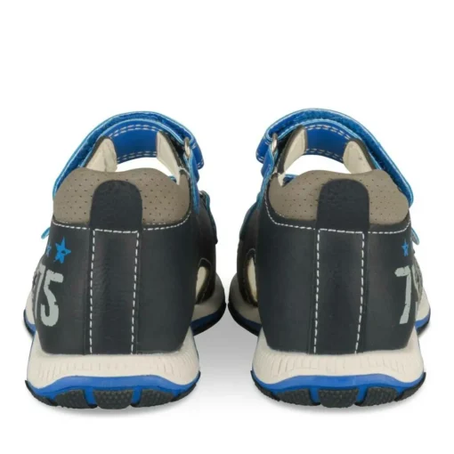 Sandales Sport MARINE Garçon Motif Multicolore Scratch