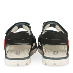 Sandales Sport MARINE Garçon Motif Multicolore Scratch