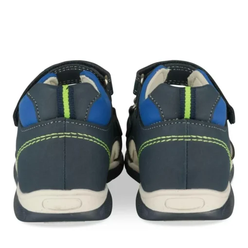 Sandales Sport MARINE Garçon Motif Multicolore Scratch