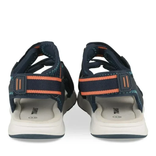 Sandales Sport MARINE Garçon Motif Multicolore Scratch