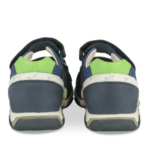 Sandales Sport MARINE Garçon Motif Multicolore Scratch