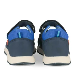 Sandales Sport MARINE Garçon Motif Uni Scratch