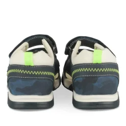 Sandales Sport MARINE Garçon Motif Multicolore Scratch