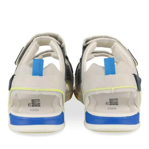 Sandales Sport MARINE Garçon Motif Multicolore Scratch
