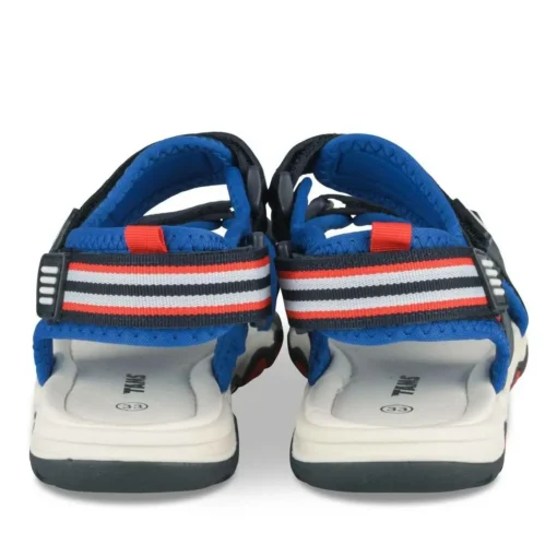 Sandales Sport MARINE Garçon Motif Multicolore Scratch