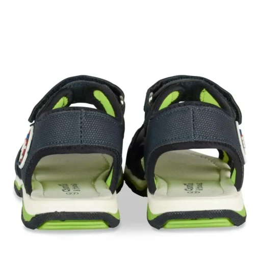 Sandales Sport MARINE Garçon Motif Multicolore Scratch