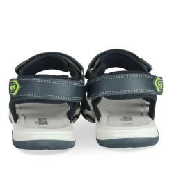 Sandales Sport MARINE Garçon Motif Uni Scratch