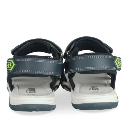 Sandales Sport MARINE Garçon Motif Uni Scratch