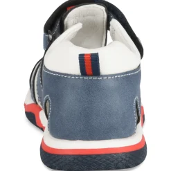 Sandales Sport MARINE Garçon Motif Uni Scratch