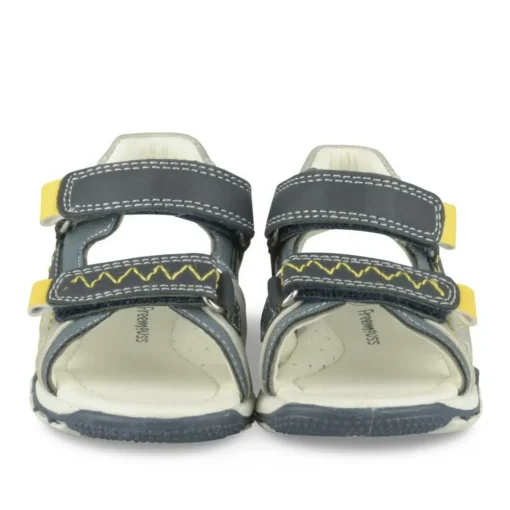 Sandales Sport MARINE Garçon Motif Uni Scratch