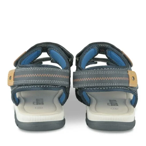 Sandales Sport MARINE Garçon Motif Uni Scratch