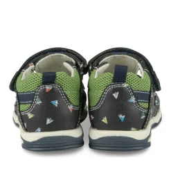 Sandales Sport MARINE Garçon Motif Multicolore Scratch