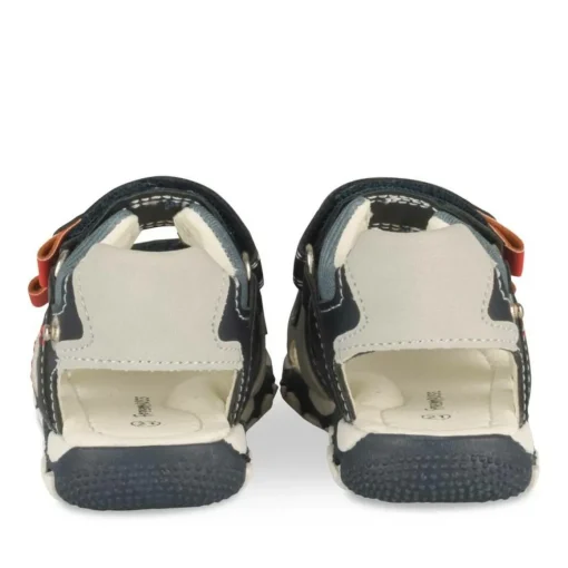 Sandales Sport MARINE Garçon Motif Multicolore Scratch