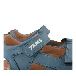 Sandales Sport MARINE Garçon Motif Uni Scratch