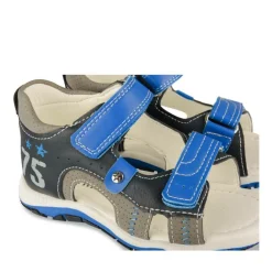 Sandales Sport MARINE Garçon Motif Multicolore Scratch