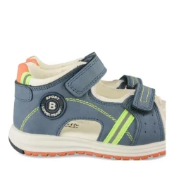 Sandales Sport MARINE Garçon Motif Multicolore Scratch