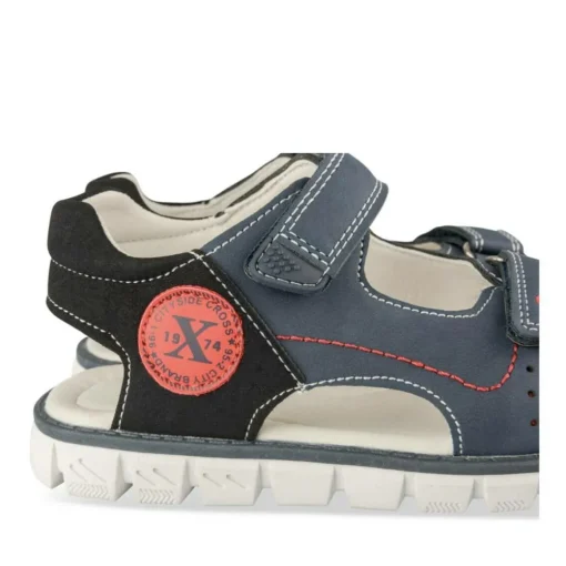Sandales Sport MARINE Garçon Motif Multicolore Scratch