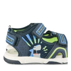 Sandales Sport MARINE Garçon Motif Animal Scratch