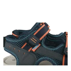 Sandales Sport MARINE Garçon Motif Multicolore Scratch