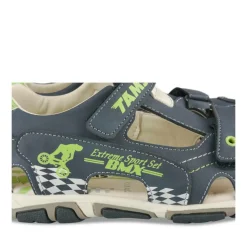 Sandales Sport MARINE Garçon Motif Multicolore Scratch