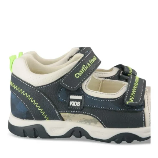 Sandales Sport MARINE Garçon Motif Multicolore Scratch