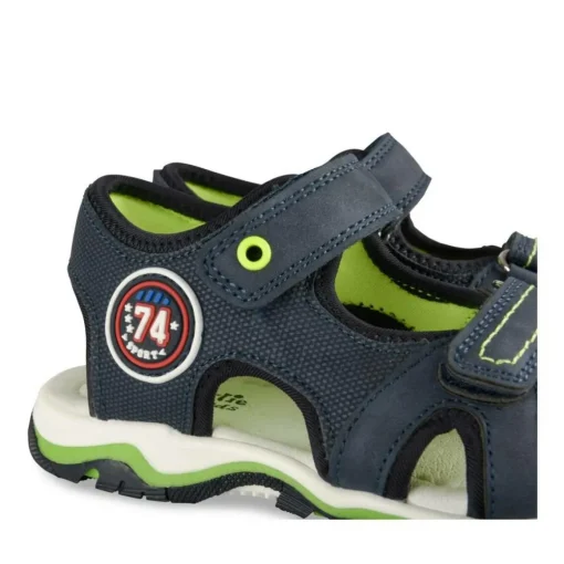 Sandales Sport MARINE Garçon Motif Multicolore Scratch