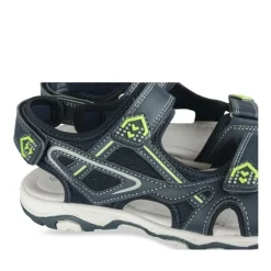 Sandales Sport MARINE Garçon Motif Uni Scratch