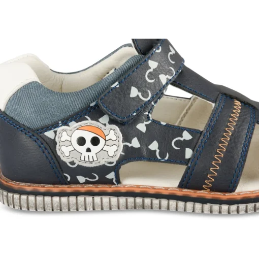 Sandales Sport MARINE Garçon Motif Tropical Scratch