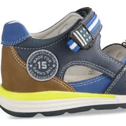 Sandales Sport MARINE Garçon Motif Multicolore Scratch