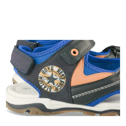 Sandales Sport MARINE Garçon Motif Multicolore Scratch