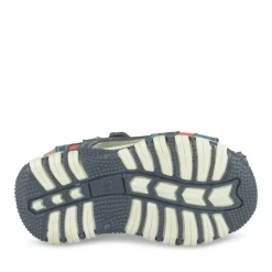 Sandales Sport MARINE Garçon Motif Uni Scratch