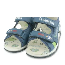 Sandales Sport MARINE Garçon Motif Multicolore Scratch