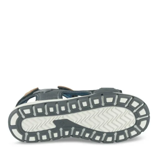 Sandales Sport MARINE Garçon Motif Uni Scratch