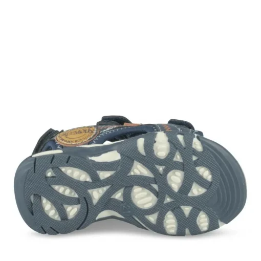 Sandales Sport MARINE Garçon Motif Uni Scratch