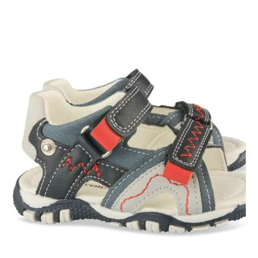 Sandales Sport MARINE Garçon Motif Multicolore Scratch