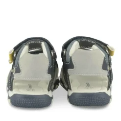 Sandales Sport MARINE Garçon Motif Uni Scratch