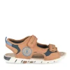 Sandales Sport MARRON Garçon Motif Multicolore Scratch