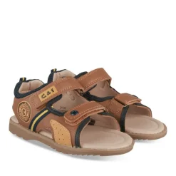Sandales Sport MARRON Garçon Motif Multicolore Scratch