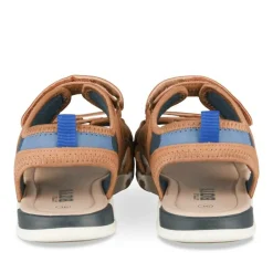 Sandales Sport MARRON Garçon Motif Multicolore Scratch